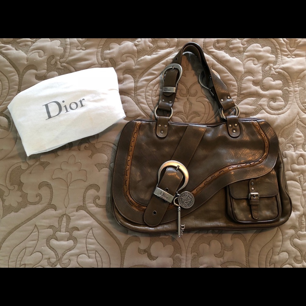 Authentic Vintage Dior Gaucho Saddle Bag!!